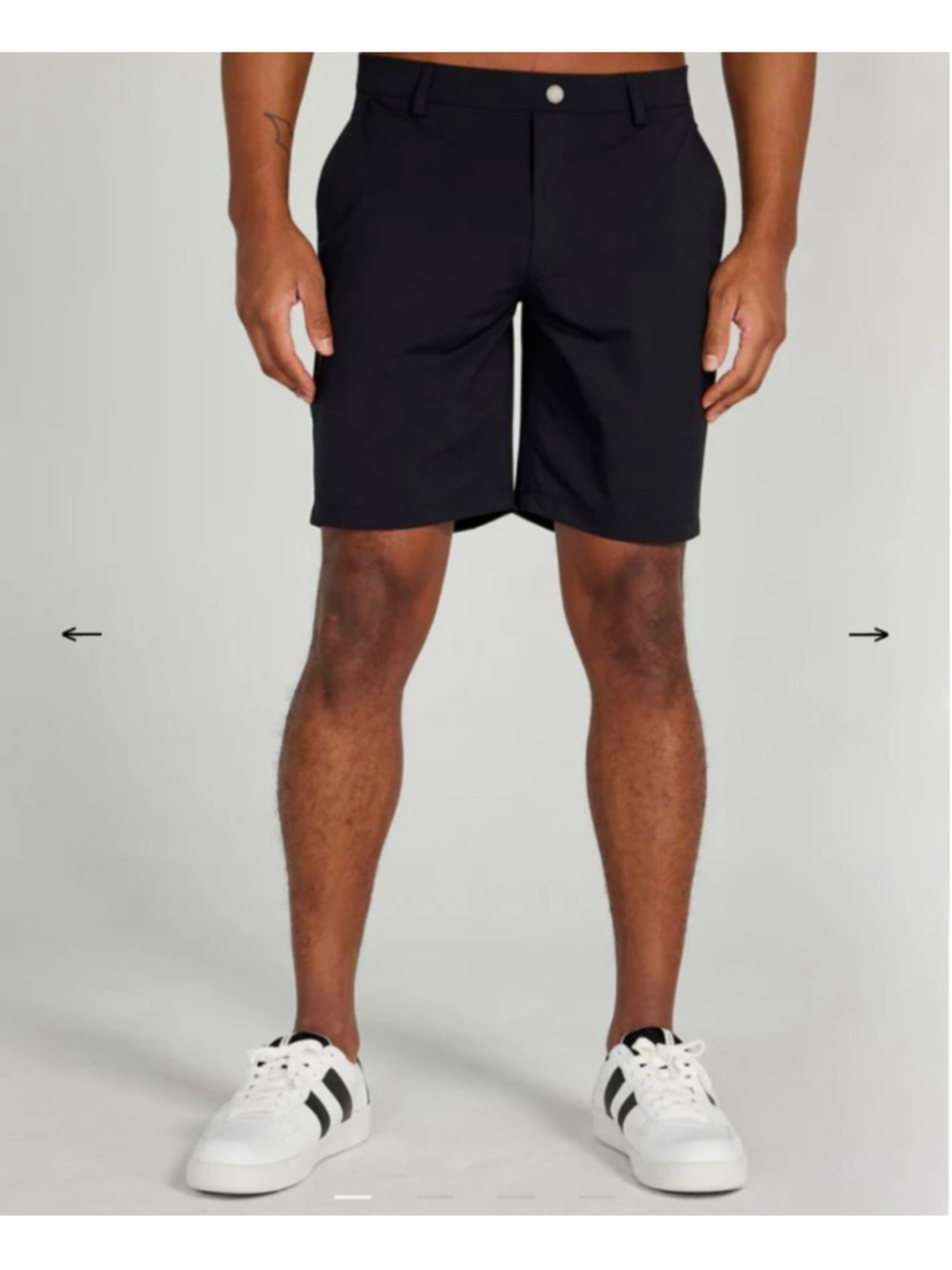 Men's REDVANLY Black golf Pull-On Shorts L with Red Accents